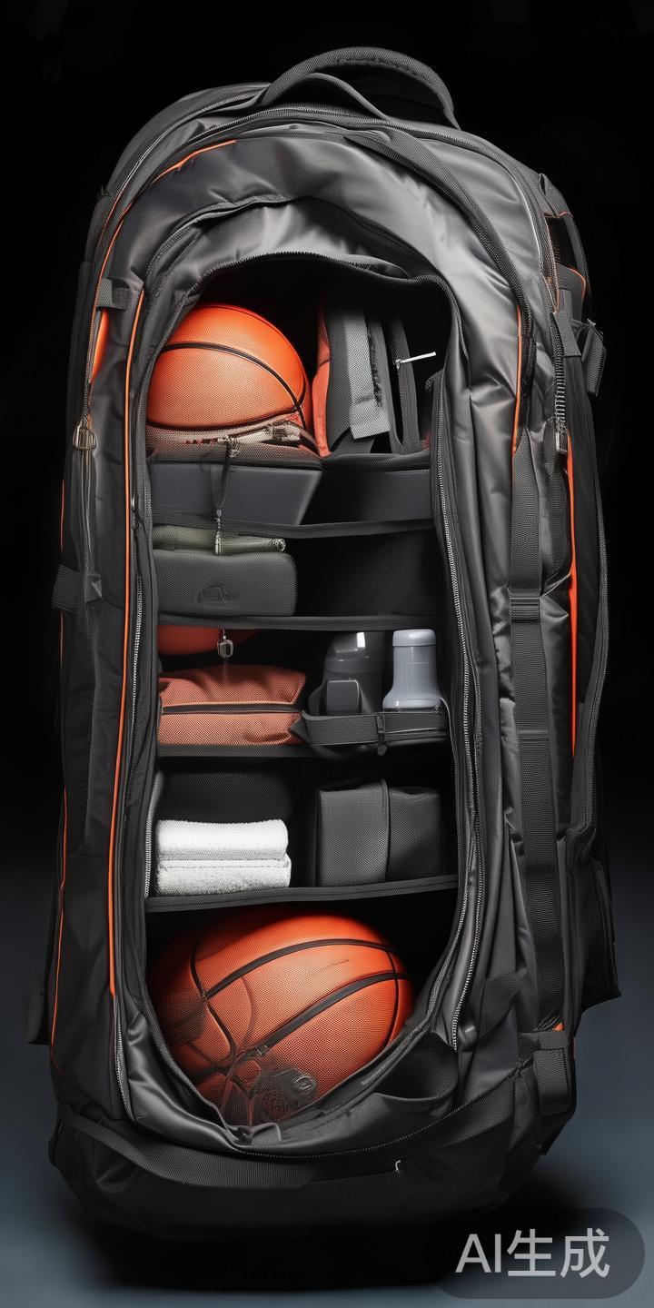 篮球运动对装备的存放提出了多重要求。韦德体育篮球袋